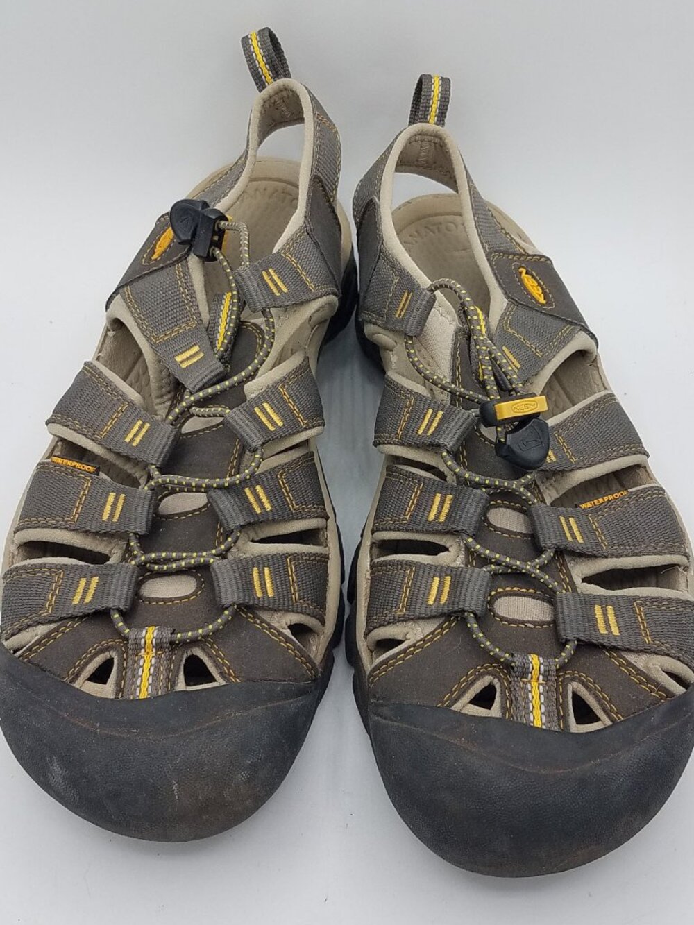 Keen Newport H2 Mens Waterproof Hiking Sandals Mens 11.5 Raven Aluminum 1008399